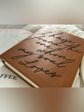 Bibles & Coffee Leather Engraved Bible